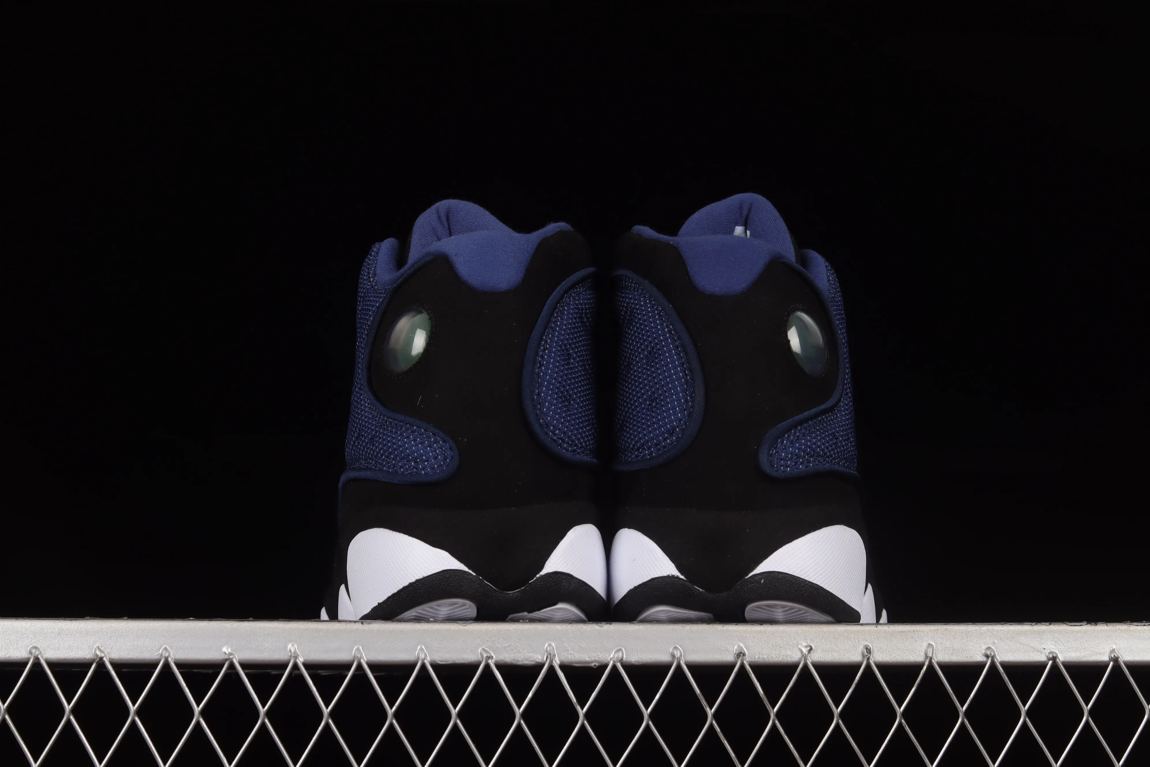 All categories Air Jordan Jordan series basketball shoes Air Jordan 13 pure original version Air Jordan 13 Flint AJ13 Joe 13 navy black and blue 3M reflective basketball shoes DJ5982-400